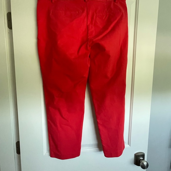loft coral color cropped pant - Picture 4 of 6